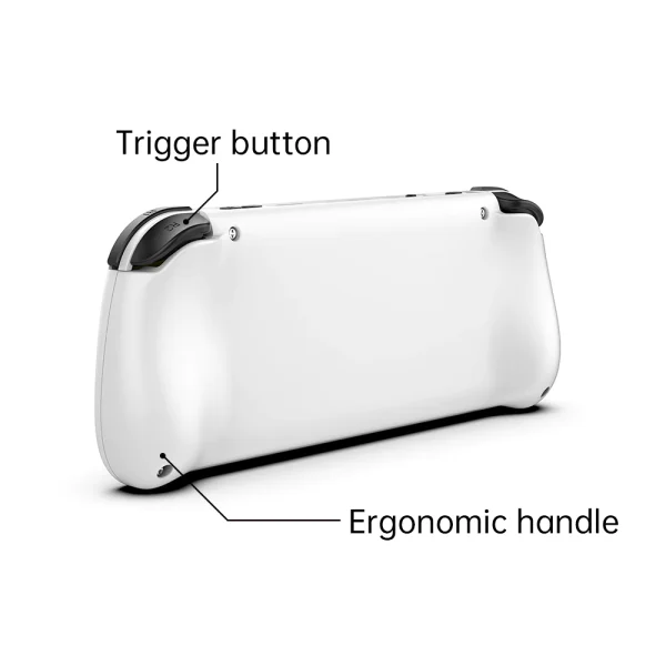 Comfortable grip with stacked shoulder buttons