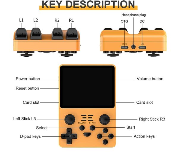 What controls and connections does the PowKiddy RGB20S have?