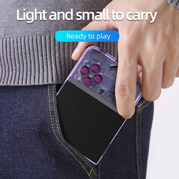 Miyoo Mini Plus retro handheld console, extremely pocketable