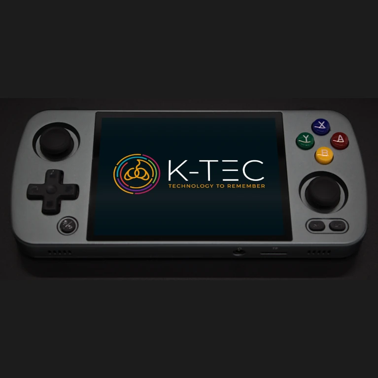 Anbernic RG405M retro handheld games console in grey