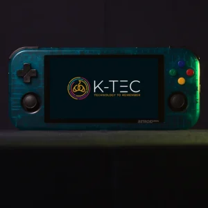 Retroid Pocket 3 Plus retro handheld games console in Clear Blud