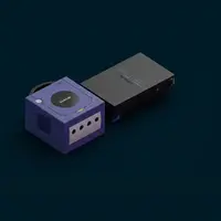 PlayStation 2 and Nintendo GameCube consoles representing sixth-generation retro gaming
